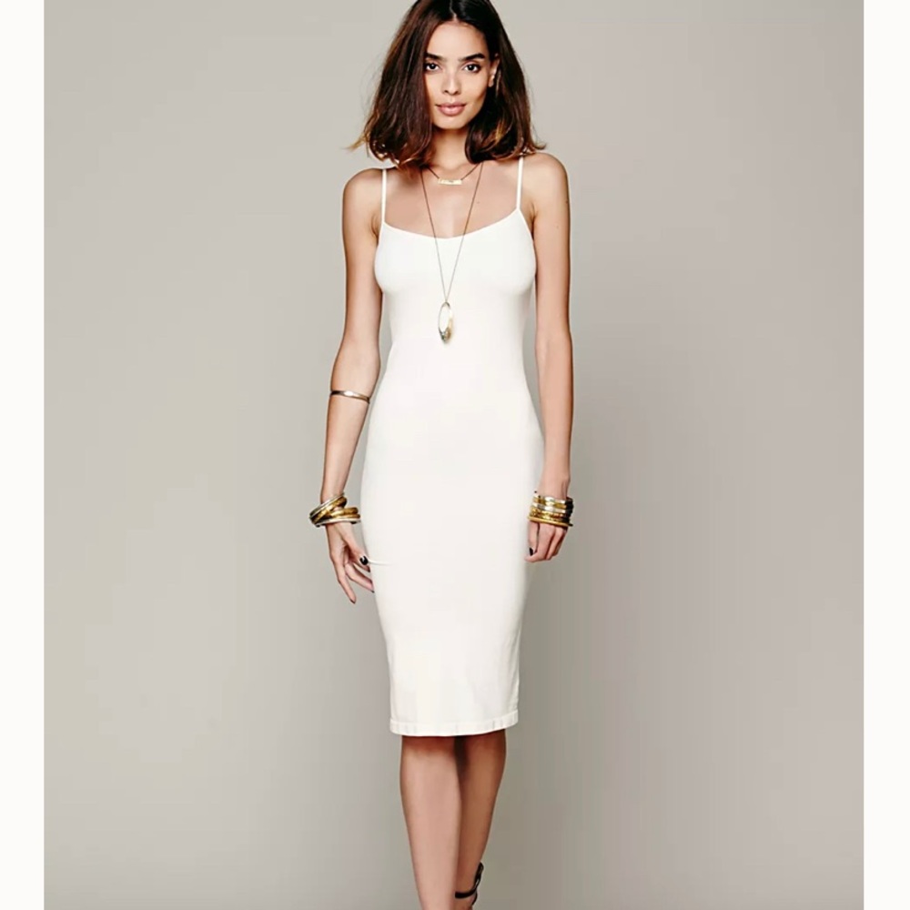 NWOT seamless midi slip, bodycon